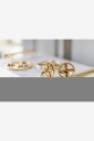Hilke Collection   Serviettringer Anima Gemella sett med 4   Messing