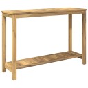 vidaXL Hagekonsollbord Hvitvasket 108,5 x 35 x 75 cm Solid akasietre