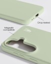 Ideal Of Sweden Silicone MagSafe Case Samsung Galaxy S26 Sage Green