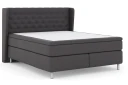 Select No 6 Komplett Sengepakke 210x210 Fast Watergel Mørkegrå/Metallben