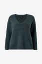 Zizzi Pullover caVilma L/S Pullover Grønn