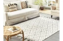 Agadir Bomullsteppe 140x200 cm - Svart/hvit
