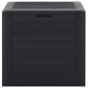 vidaXL Putekasse for hage antrasitt 58,5x46x55 cm polypropylen