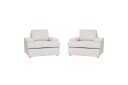 Lenestol Alla sett om 2 Beige Beige