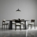 Decotique Elephant Stol Mørk Eik / Hvit Bouclé