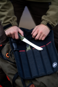 Brusletto Butcher jaktkniv 28 cm svart/grønn