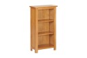 Smal bokhylle 45x22,5x82 cm heltre eik & MDF  