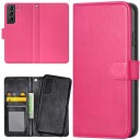 Generic Samsung Galaxy S21 Plus - Lommebok Deksel Rosa