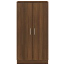 vidaXL Skoskap brun eik 55x35x108 cm konstruert tre