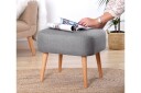 Demopolis Sittepuff 50 cm   Grå
