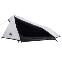 vidaXL telt for camping 1 person hvit blendingsstoff vanntett