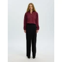 Selected Femme Donna Long Sleeve Shirt Burgunder 36