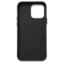 Mujjo Full Leather Wallet Case Iphone 14 Pro Max Svart