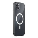 Baseus Baseus Magnetic Crystal Clear Beskyttelsesdeksel For Iphone 13 (Gjennomsiktig) + Herdet Glass + Rengjøringsmiddel