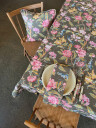 Duk 130x300 cm lin Green Field