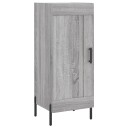 vidaXL Skjenk grå sonoma 34,5x34x90 cm konstruert tre