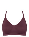 Missya Lucia Bra Top Solid   Burgundy   S