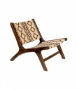 Dutchbone Landa Loungestol - Mahogny   Unoliving