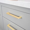 BESLAG DESIGN HÅNDTAK 0143 BØRSTET MESSING 305922-11