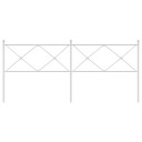  Sengegavl i metall hvit 200 cm 8721012374737