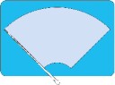 Roca W12 vinduspusserarm - 310-440 mm - sort