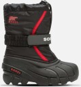 Sorel Children's Flurry Vintersko Black/Bright Red 29