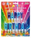 Kakelys "Happy Birthday"  blå 