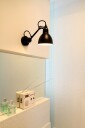 Lampe Gras N304 Vegglampe Badeværelse Matt Sort