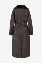 Coster Copenhagen   Kåpe Coat with fur collar   Brun