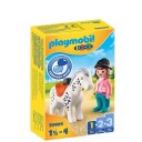 Playmobil 1.2.3 - Rider with Horse