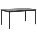 vidaXL Spisebord 150 x 78 x 75 cm METALL