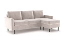 Peppe 3 seters Vendbar L formet Divansofa i Manchester   Beige