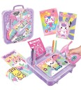 Airbrush Plush Aktivitetsveske Airbrush Art Kawaii Lilla