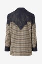 Wrangler Houndstooth Blazer   Beige   XL x 00