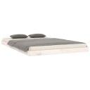 vidaXL Sengeramme hvit 120x200 cm heltre furu 8720845639754