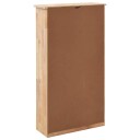 vidaXL Skoskap 55x20x104 cm heltre valn?tt