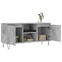 vidaXL TV-benk betonggrå 104x35x50 cm konstruert tre 8720845906672