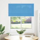  Plisségardin Blå 120x150 cm Stoffbredde 119,4 Polyester