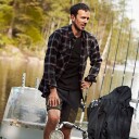 Fristads 104986 940 3XL Flanellskjorte svart 3XL Klær