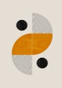 Geometric Harmony Poster Plakat / 21x30cm