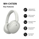 Sony WH-CH735 trådløse ANC hodetelefoner Hvit