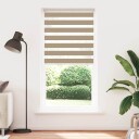  Sebragardin sandbrun 110x230 cm stoff bredde 105,9 polyester