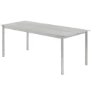 Muuto Linear Steel Spisebord 200X75 cm Warm Galvanized Steel