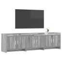  TV skap 168 x 33 x 47 cm Grå Sonoma Konstruert tre