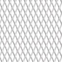 vidaXL Kjedegjerde for hage rustfritt stål 100x85 cm 20x10x2 mm