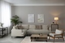 Wilton teppe   Zaria lysebrun/sølv Størrelse: 160 x 230 cm