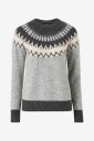 Vero Moda - Genser vmSimone LS Nordic Pullover - Grå
