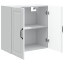 vidaXL Vegghengt skap Hvit 59 x 31 x 60 cm Konstruert tre