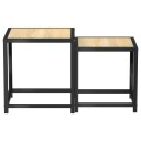 vidaXL Tebord 2 stk MDF sonoma eik