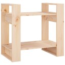 vidaXL Bokhylle/romdeler 60x35x57 cm heltre furu